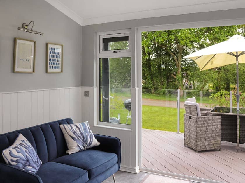 Outdoor area | Lodge Twenty Six, Pwllheli
