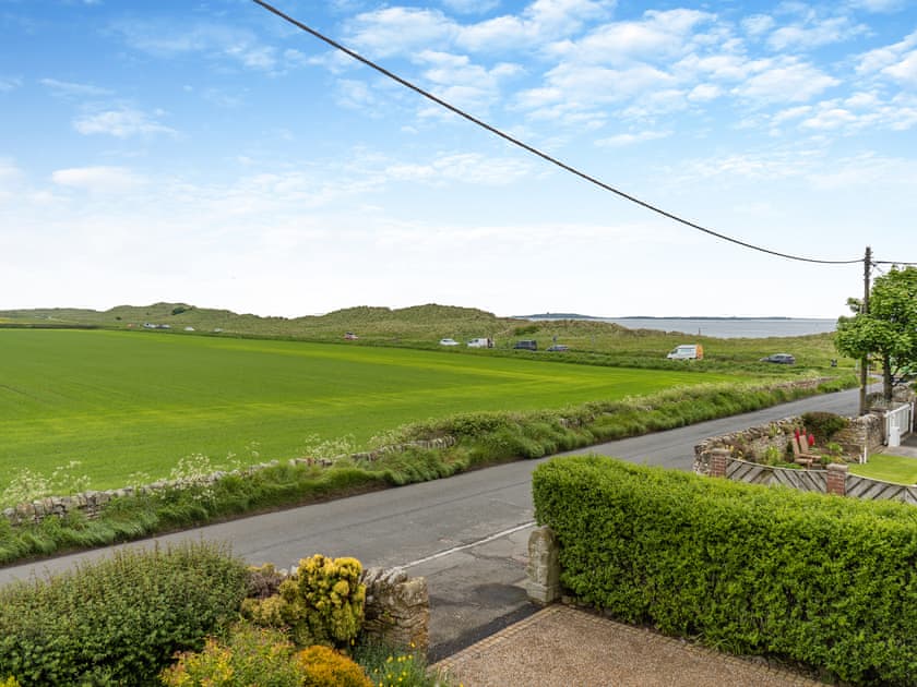 Spectacular views across open fields | Northwinds, Seahouses