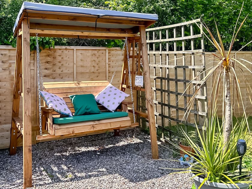 Outdoor area | Granny McPhee’s Cottage, West Chilla, near Beaworthy