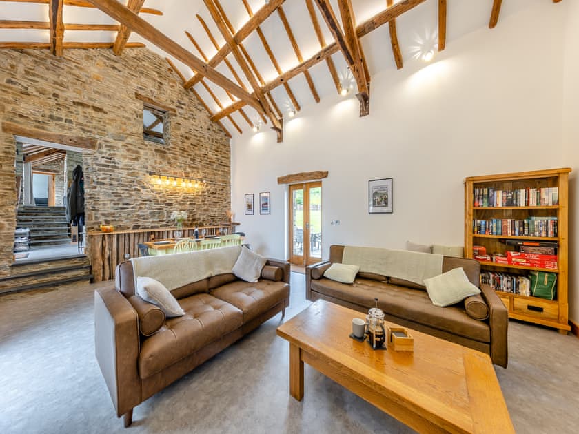 Living room/dining room | Ty Carreg, Southgate, near Aberystwyth