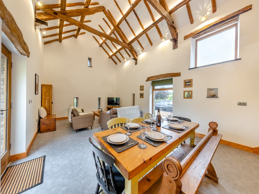 Living room/dining room | Ty Carreg, Southgate, near Aberystwyth