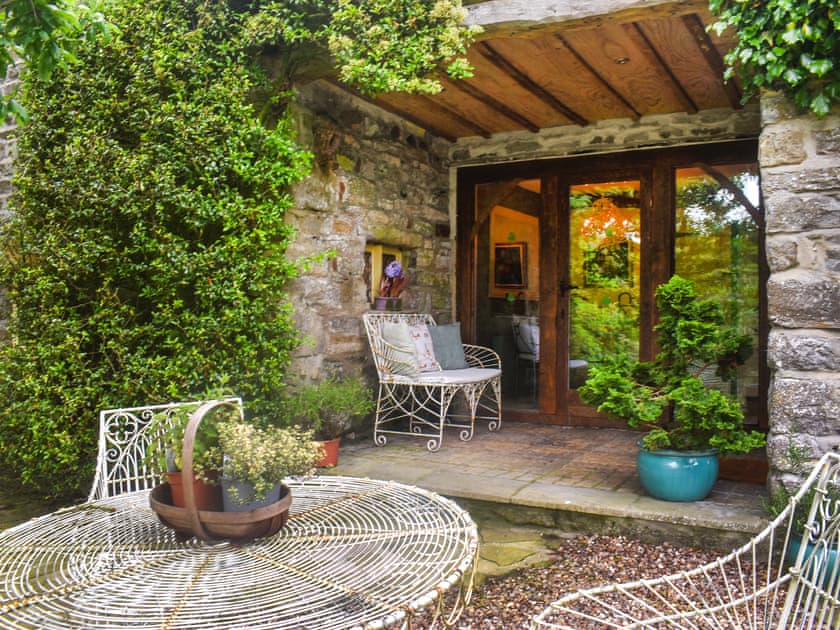 Outdoor area | Riverside Cottage, Paythorne, near Clitheroe and the Ribble Valley