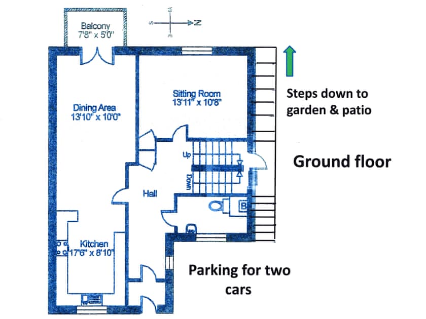 Ground floor plan | Bramblebank, Ambleside