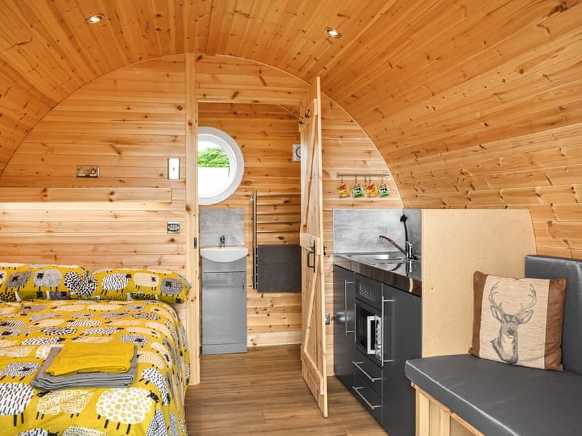 Open plan living space | The Garden Pod, Brechin