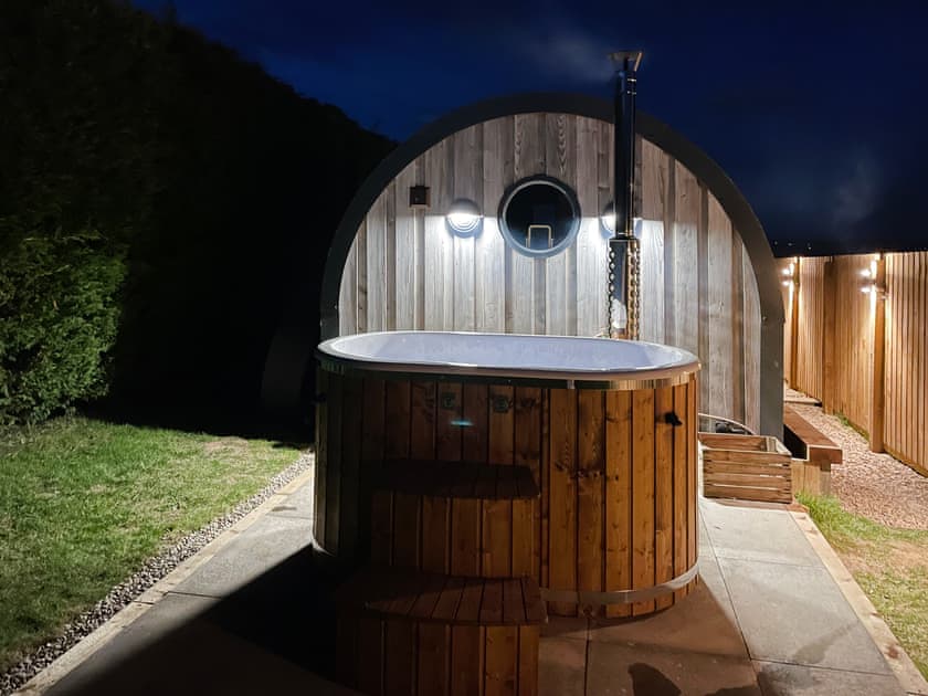 Hot tub | The Garden Pod, Brechin