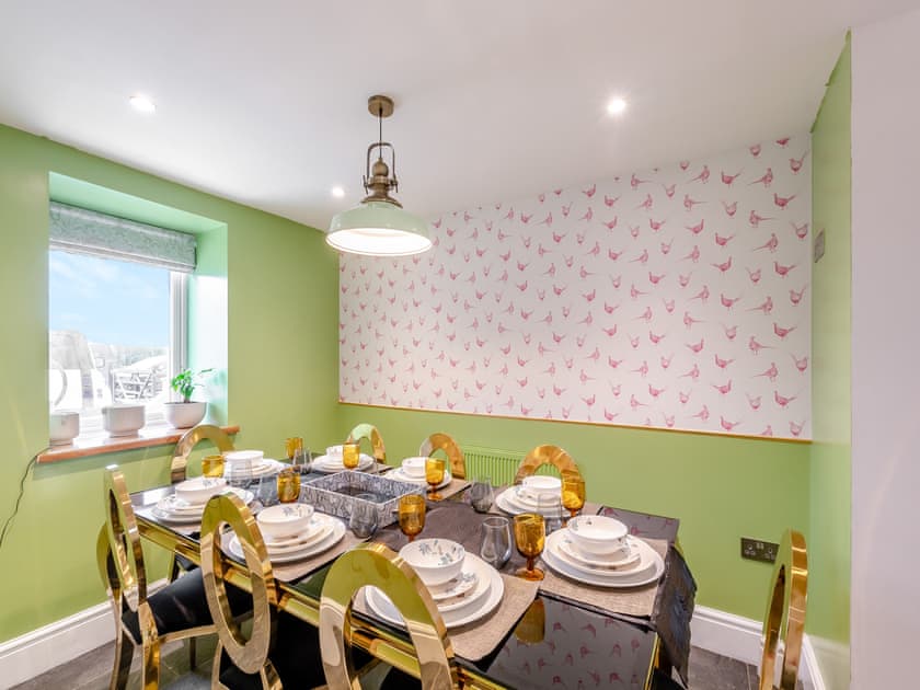 Dining Area | High Plain Lodge - Pennine Retreats, Alston