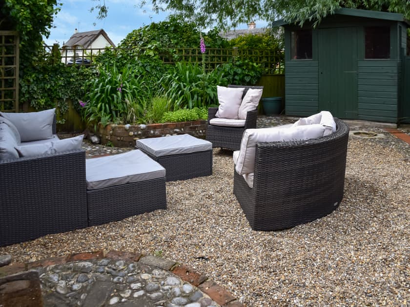 Outdoor area | Capri Cottage, Winterton-on-Sea