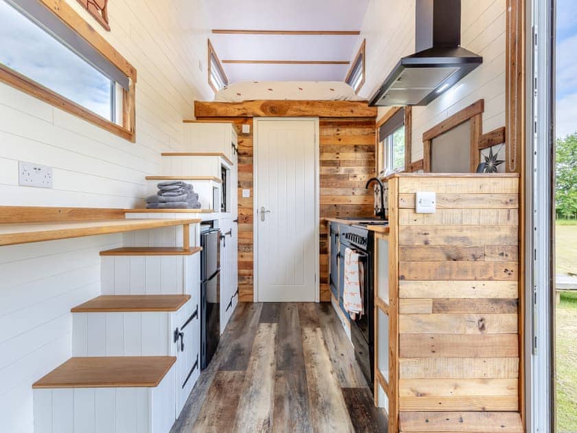Open plan living space | Hawthorns Glamping- Fox Tiny House - Hawthorns Glamping, Foxley, near Dereham
