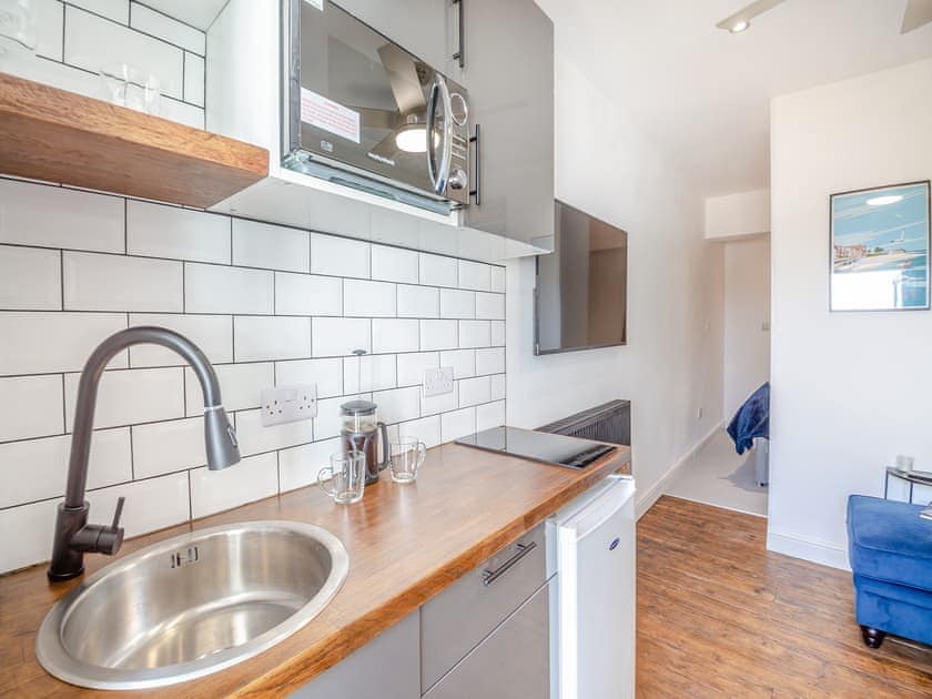 Kitchen | Beach Front Apartment, Rhos-on-Sea