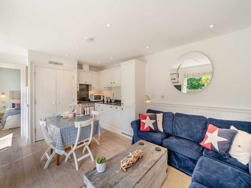 Open plan living space | Garden Apartment, Hallsands