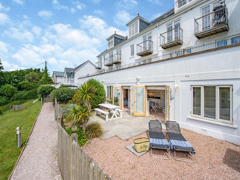 Terrace | Garden Apartment, Hallsands