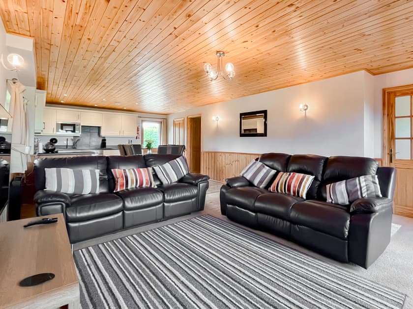 Open plan living space | Melbury Chalet - Stour Cross Farm, West Stour, near Gillingham