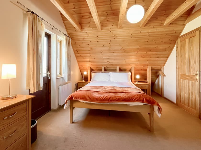 Double bedroom | Melbury Chalet - Stour Cross Farm, West Stour, near Gillingham