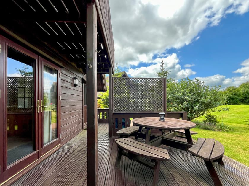 Sitting-out-area | Melbury Chalet - Stour Cross Farm, West Stour, near Gillingham