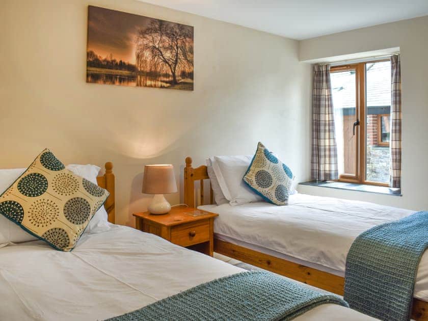 Twin bedroom | Skiber Spar, Trewassa, near Camelford