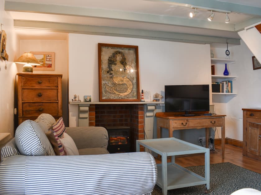 Living area | Mermaid Cottage - Portmellon Fishermans Cottages, Portmellon