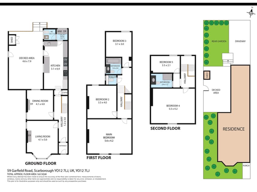 Floor plan | Scarborough StaysGarfield, Scarborough