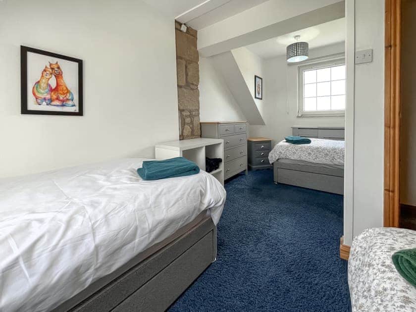 Twin bedroom | Swinton Mill Farm Cottage, Duns