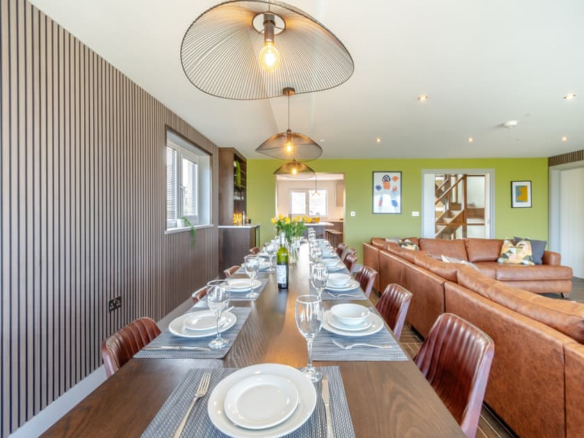 Open plan living space | Ty Ynys - Gwbert Holiday Cottages, Gwbert, near Cardigan