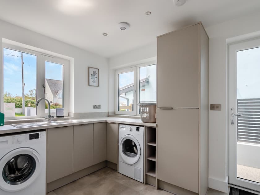 Utility room | Ty Ynys - Gwbert Holiday Cottages, Gwbert, near Cardigan