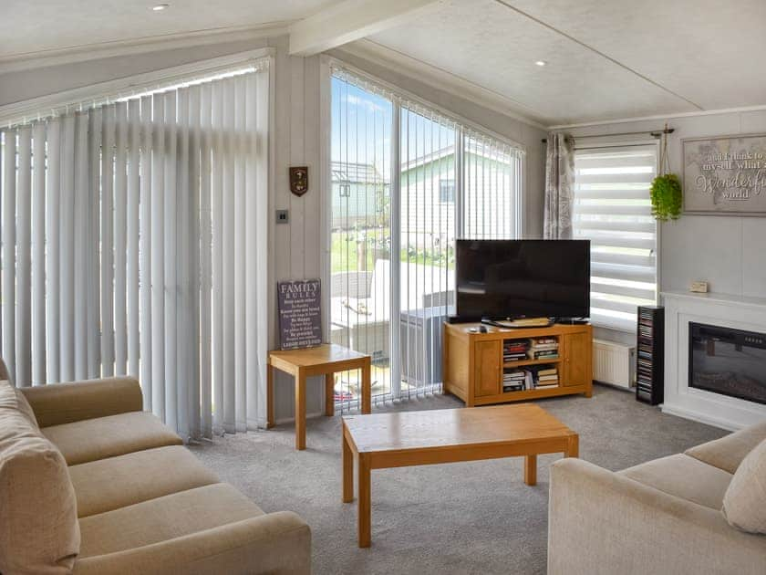 Living area | Meadows Lodge - Meadow Retreat Lodge Park, Moota, near Cockermouth and North Lakes