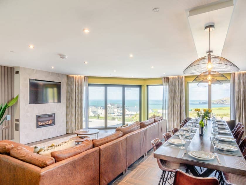 Living room/dining room | Ty Mor - Gwbert Holiday Cottages, Gwbert, near Cardigan