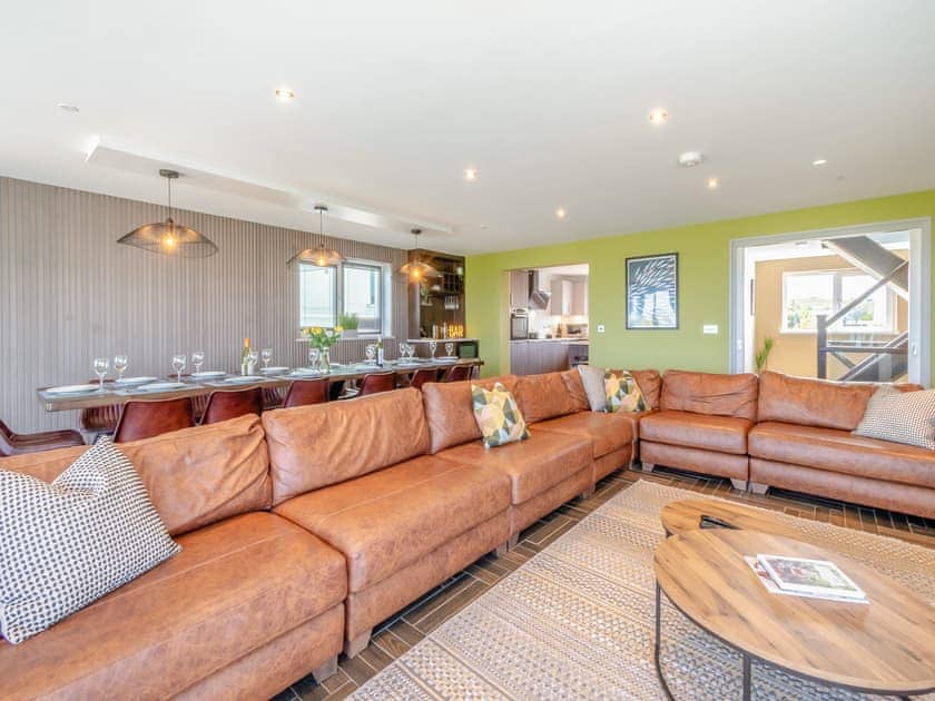 Living room/dining room | Ty Mor - Gwbert Holiday Cottages, Gwbert, near Cardigan