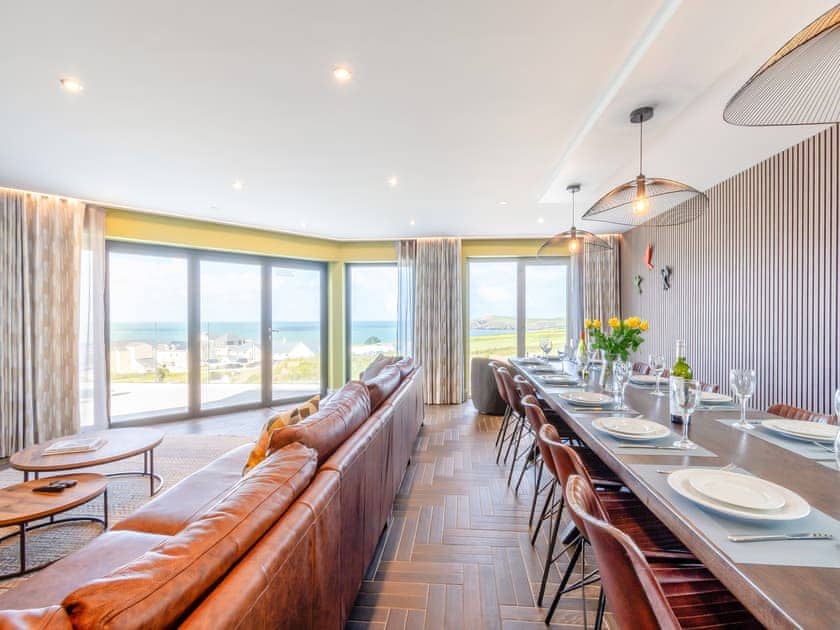 Living room/dining room | Ty Mor - Gwbert Holiday Cottages, Gwbert, near Cardigan