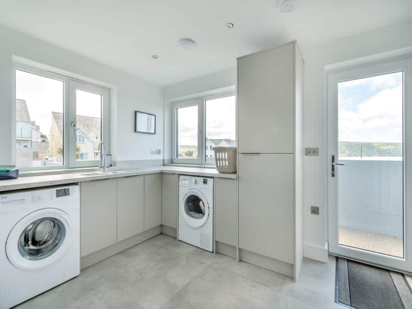 Utility room | Ty Mor - Gwbert Holiday Cottages, Gwbert, near Cardigan