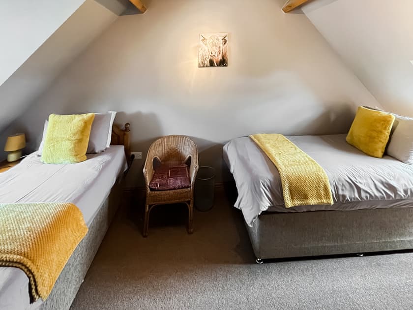 Twin bedroom | The Old Cart Shed, Hawsker near Whitby