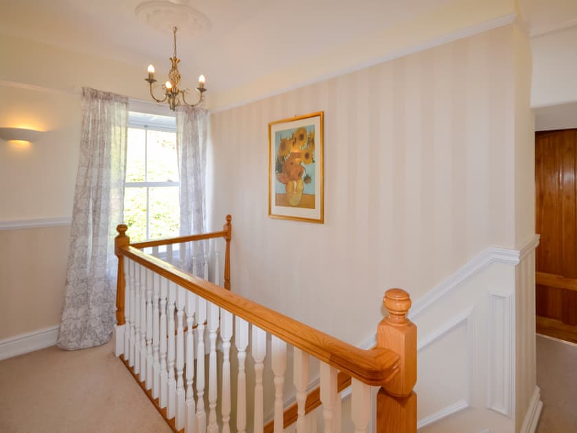 Airy hallway and stairs | Ellerside, Cark, near Cartmel