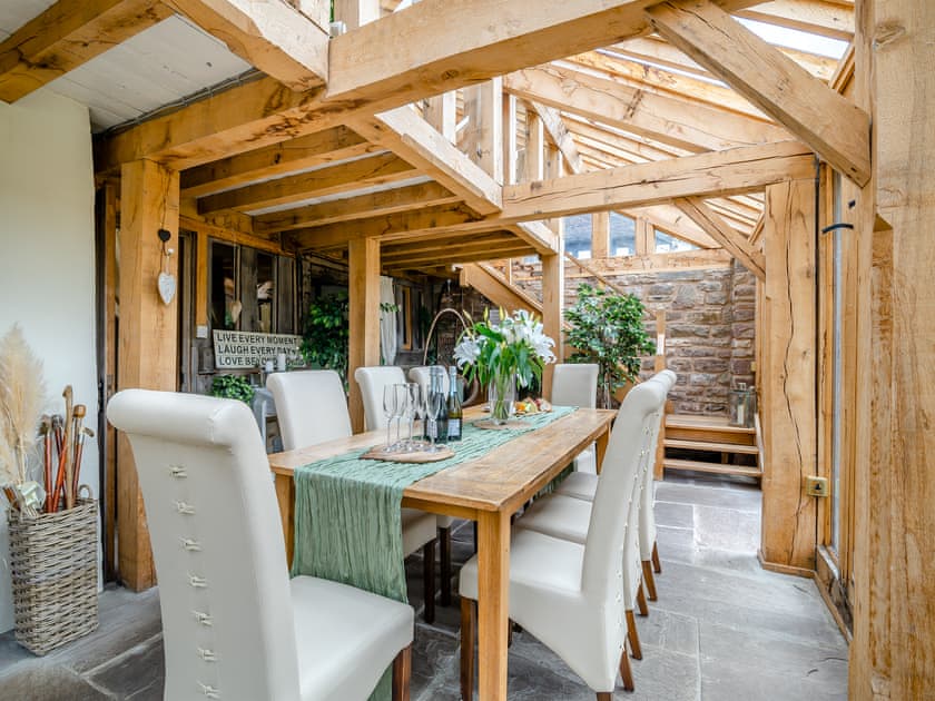 Dining room | The Manor House - White Birch Manor Getaways, Awre, near Westbury-on-Severn