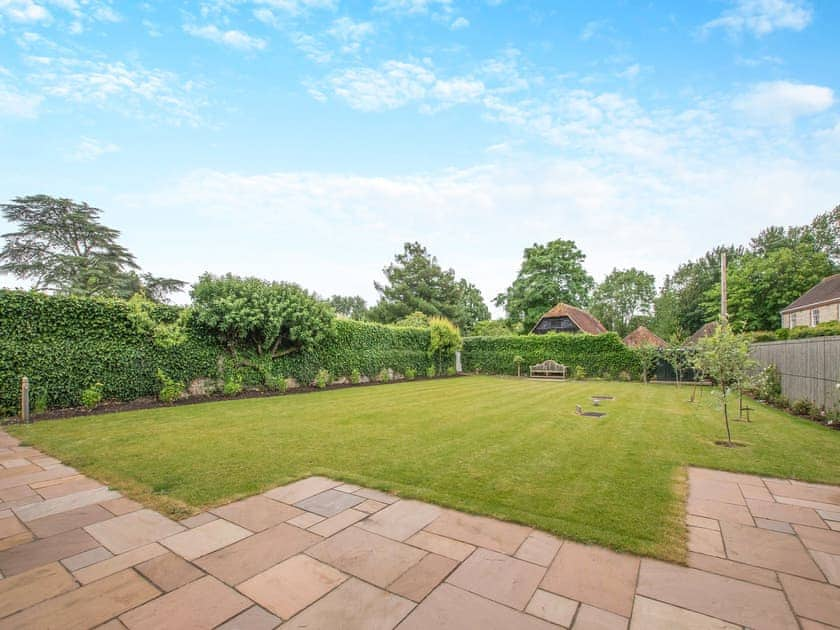 Patio | Stable Cottage, Aldingbourne, near Chichester