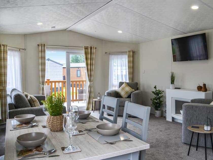 Open plan living space | Lodge 43 Bridlington Holiday Park - Bridlington Holiday Park, Carnaby, near Bridlington
