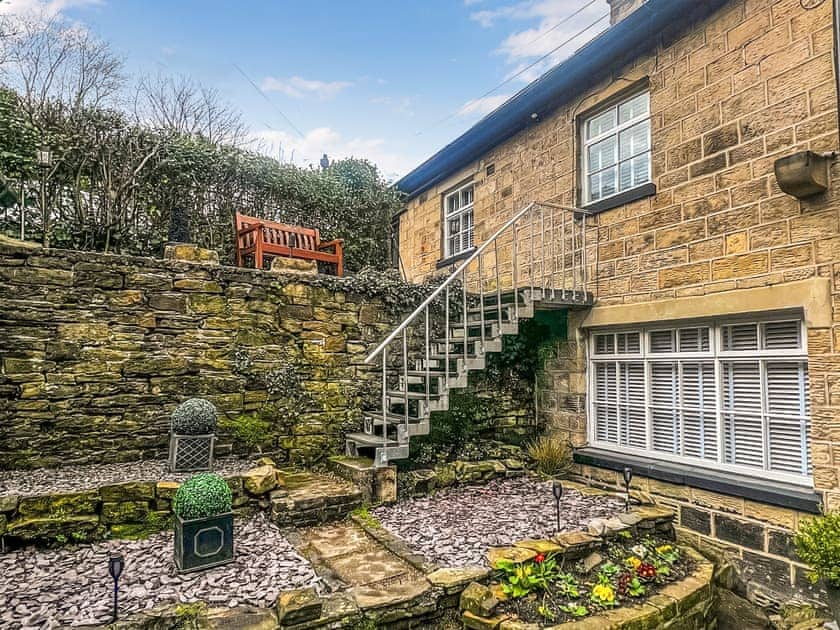 Outdoor area | The Lodge, Utley, near Haworth