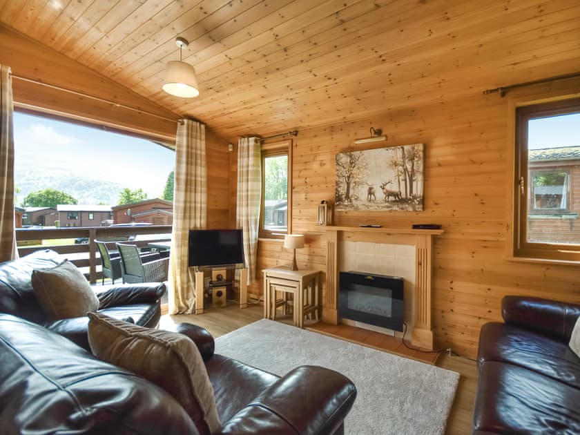 Living area | Lomond View Lodge, Rowardennan