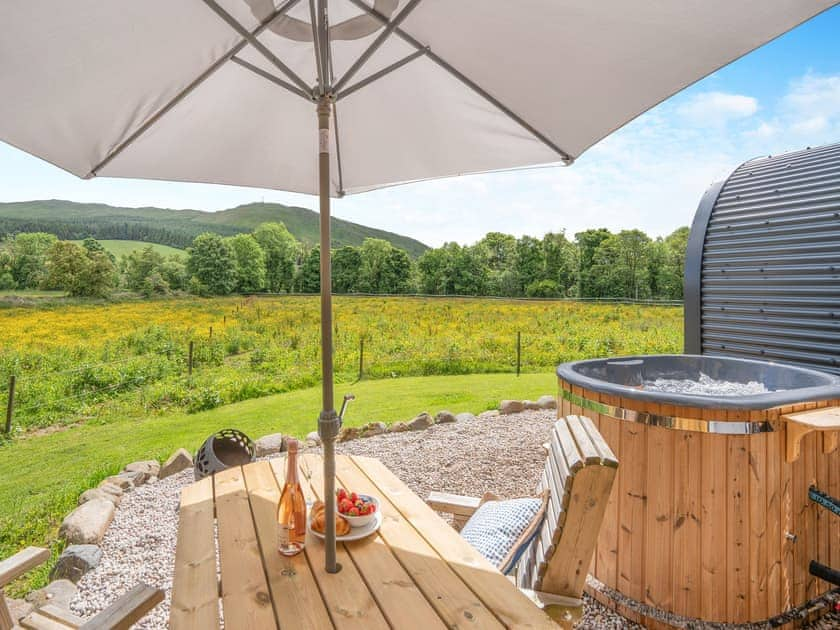 Hot tub | Bluebell - Freedom Fields, Straiton, near Maybole