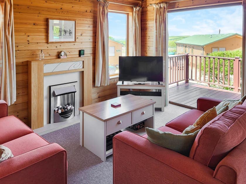 Living area | Pine Lodge, Ilfracombe