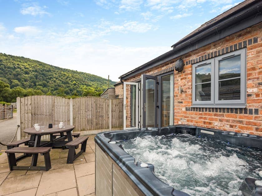 Terrace | Ty Felin - Vale of Llangollen Farm Cottages, Trevor, near Llangollen