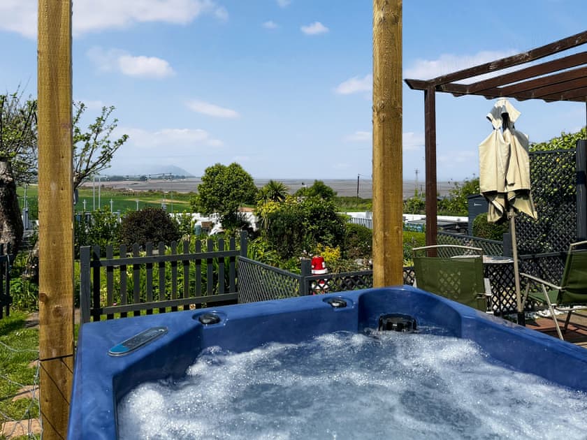 Hot tub | Anchors Away - Blue Anchor House, Blue Anchor, near Minehead