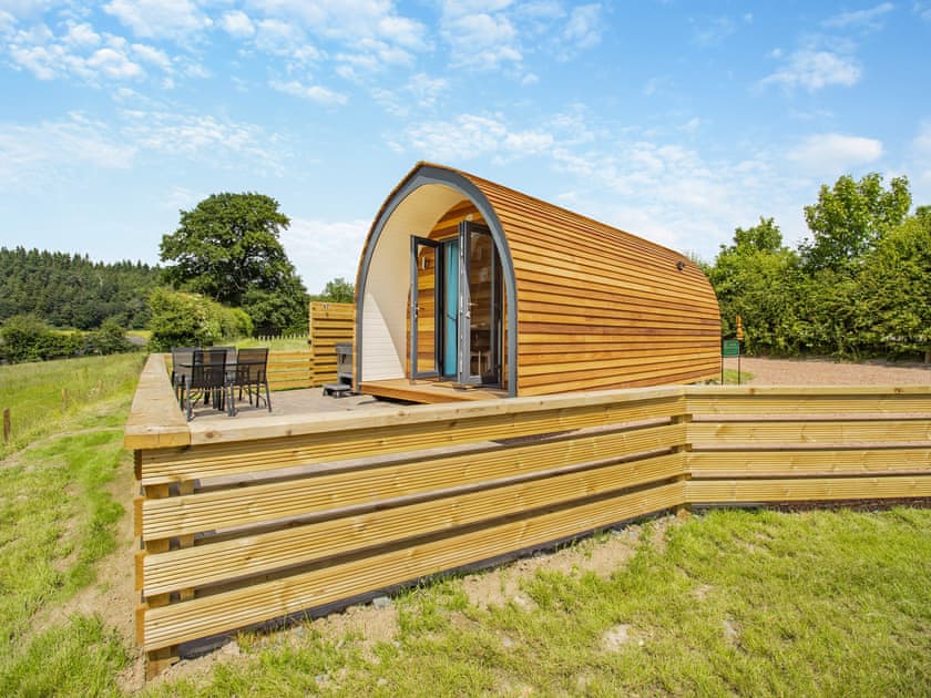 Exterior | Rabbits Rest - Broomy Bank Pods, Nesscliffe