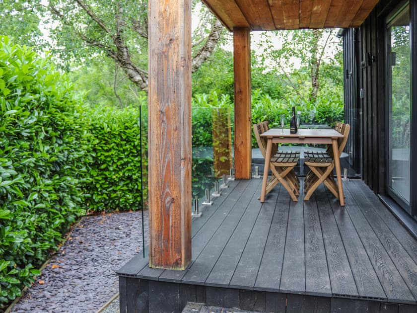 Terrace | Menai Lodge - CWM Cadnant, Caernarfon