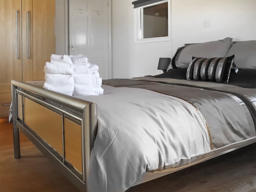 Double bedroom | Glynogwr Lodge, Black Mill, near Bridgend