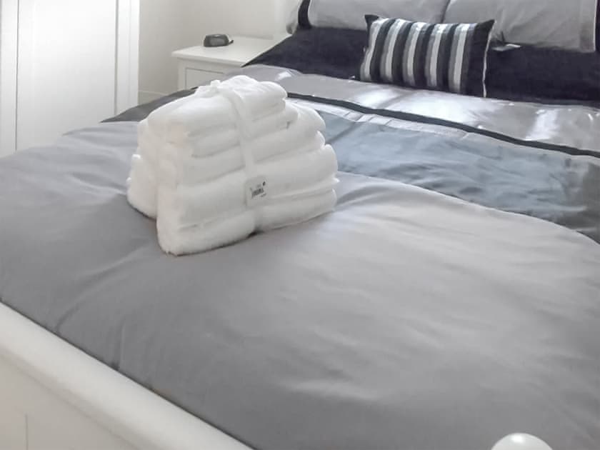 Double bedroom | Glynogwr Lodge, Black Mill, near Bridgend