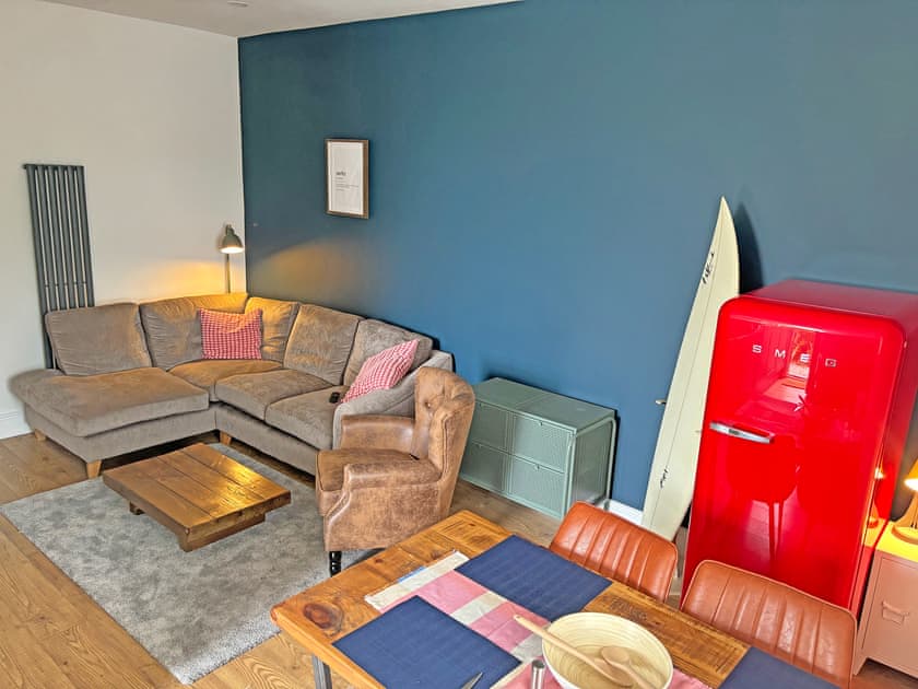 Open plan living space | Bolingey Chapel, Perranporth