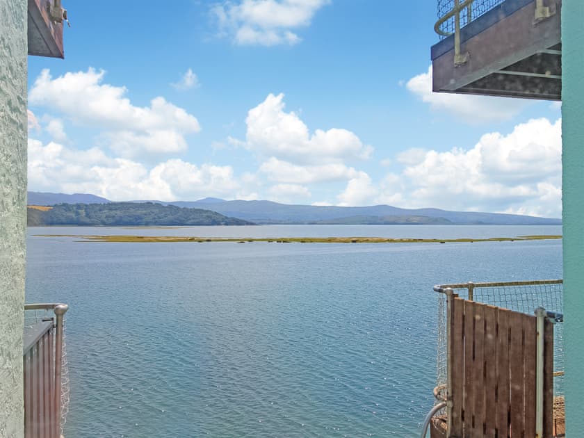 View from twin bedroom | Harbour Flat, Porthmadog