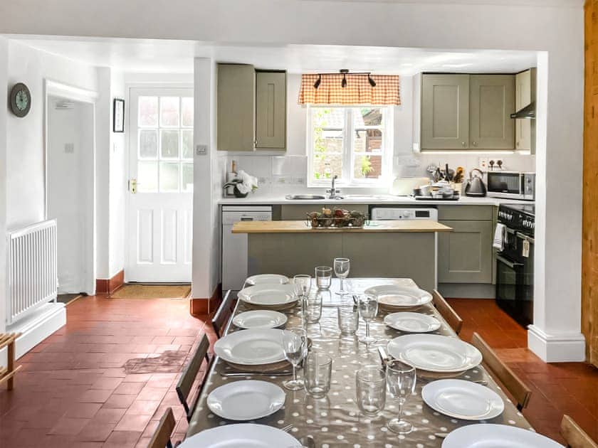 Dining area in large kitchen  | Horseshoe Cottage, Nordham, near Beverley