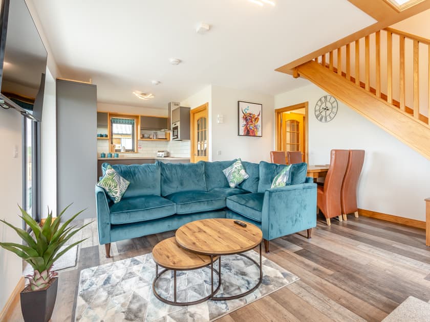 Open plan living space | The Larches - Culbokie Cottages, Culbokie, near Dingwall