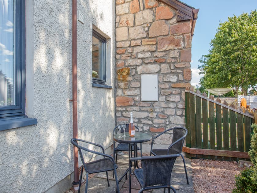 Sitting-out-area | Riverside Apartment, Nairn