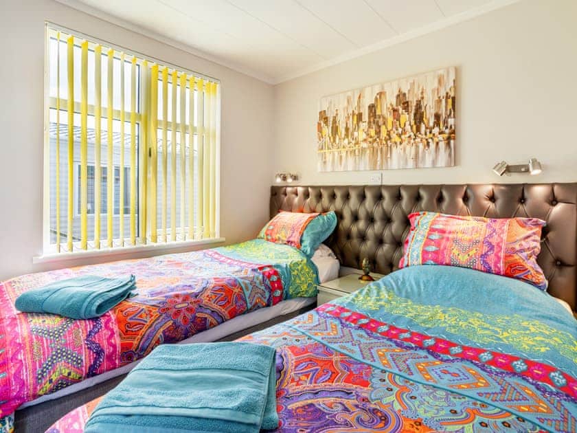 Twin bedroom | Tranquillity - Dinas Country Club, Dinas, near Fishguard